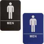 Men ADA Compliant Sign, 6" x 9"