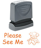 Please See Me Teacher Stamp