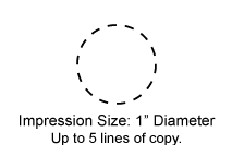 XSN51 - N51 Xstamper Pre-Inked Stamp